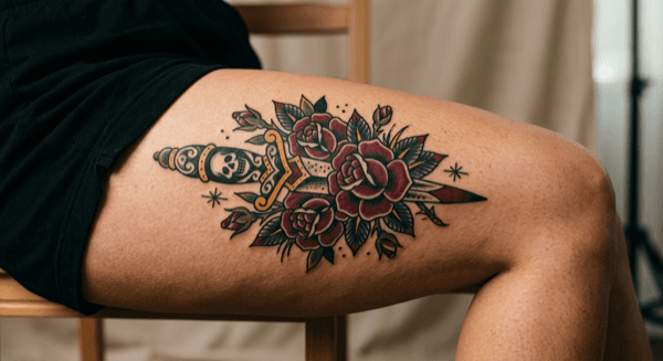 Traditional dagger rose